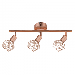 SPOT 3XE14 BRONZE GRID ALADDIN MC15613C