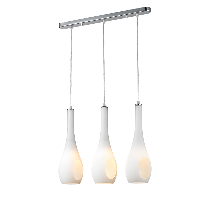 PENDANT3ΧΕ14 TRACK GLASS WITH HOLE CAVE DLA5203 PENDANT3ΧΕ14 TRACK GLASS WITH HOLE CAVE DLA5203