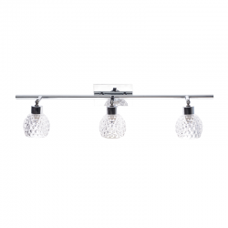 WALL LAMP 3ΧG9 GLASS+CHROME OSTRAVA AD757143