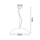 PENDANT D35 1ΧΕ27 CHAPLIN DLA321C1