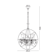 PENDANT 6ΧΕ14 METALLIC NIKEL MAT+CRYSTAL Φ60ΧΗ150CM CATANIA AD15006 PENDANT 6ΧΕ14 METALLIC NIKEL MAT+CRYSTAL Φ60ΧΗ150CM CATANIA AD15006