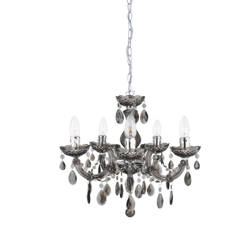 PENDANT 5XE14 ACRYLIC TINT + CHROME METAL Φ46ΧΗ122CM NEFERTITI SF3505PSM PENDANT 5XE14 ACRYLIC TINT + CHROME METAL Φ46ΧΗ122CM NEFERTITI SF3505PSM