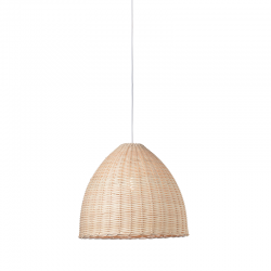 PENDANT LUMINAIRE 1XE27 CANE COLOR  nature rattan Φ45×H119CM OIA ML1013021N