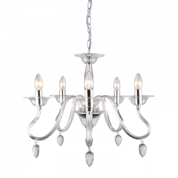 PENDANT 6X40W E14 ACRYLIC BLACK FIRENZE SF3631165