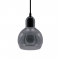 PENDANT GREY GLASS E27 D17cm 1X40W BLOOM V292851PGY