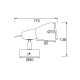 SPOT III GLASS 40W E14 NM KAMET MC542NM