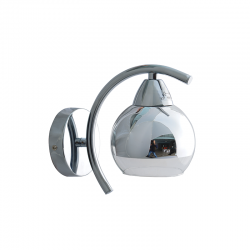 WALL LAMP 1ΧE27 CHROME-GLASS 1ΧE27 ALIEN TNK81444CR1W