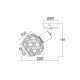 SPOT 1ΧE14 BLACK GRID ALADDIN MC15611B