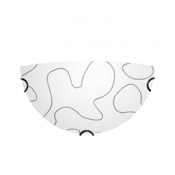 WALL LAMP 30cm GLASS PUZZLE XD05302