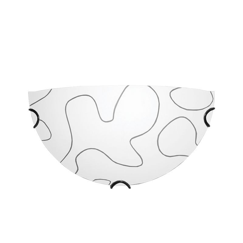 WALL LAMP 30cm GLASS PUZZLE XD05302