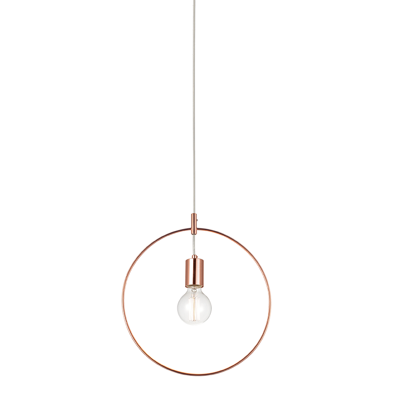 PENDANT 1XE27 METAL COPPER CYCLE Φ35CM TWIGGY V35181CP