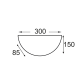 WALL LAMP D30 WHITE GLASS ALBATRE XD01302W WALL LAMP D30 WHITE GLASS ALBATRE XD01302W