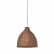 PENDANT LUMINAIRE 1XE27 BROWN CANE COLOR  brown rattan Φ34×Η107CM OIA ML1013011B