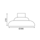 PHASING OUT GLASS BLACK MAT OUTSIDE- SILVER INSIDE Φ40ΧΗ20,5CM FOR E27 VANCOUVER 2359840BS PHASING OUT GLASS BLACK MAT OUTSIDE- SILVER INSIDE Φ40ΧΗ20,5CM FOR E27 VANCOUVER 2359840BS