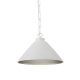 PHASING OUT GLASS WHITE MAT OUTSIDE- SILVER INSIDE Φ39ΧΗ15CM FOR E27 TOKYO 2390039WS