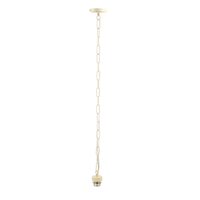 PHASING OUT PENDANT 1XE27 METAL CREM+CHAIN Η100CM 2600CM PHASING OUT PENDANT 1XE27 METAL CREM+CHAIN Η100CM 2600CM