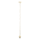 PHASING OUT PENDANT 1XE27 METAL CREM+CHAIN Η100CM 2600CM PHASING OUT PENDANT 1XE27 METAL CREM+CHAIN Η100CM 2600CM