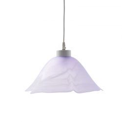 PHASING OUT GLASS No 379 D35 W.ALABASTER LILA SATIN MELROSE 3791 PHASING OUT GLASS No 379 D35 W.ALABASTER LILA SATIN MELROSE 3791
