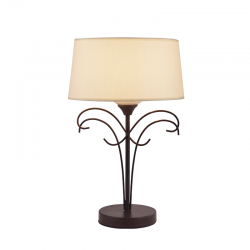 PHASING OUT TABLE LIGHT 1ΧΕ27 METALLIC BROWN+BEIGE SHADE Φ30ΧH45CM POIROT AD80331T PHASING OUT TABLE LIGHT 1ΧΕ27 METALLIC BROWN+BEIGE SHADE Φ30ΧH45CM POIROT AD80331T