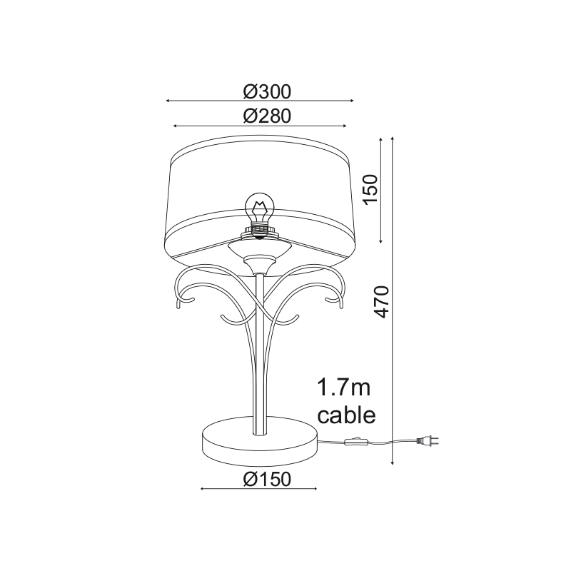 PHASING OUT TABLE LIGHT 1ΧΕ27 METALLIC BROWN+BEIGE SHADE Φ30ΧH45CM POIROT AD80331T PHASING OUT TABLE LIGHT 1ΧΕ27 METALLIC BROWN+BEIGE SHADE Φ30ΧH45CM POIROT AD80331T