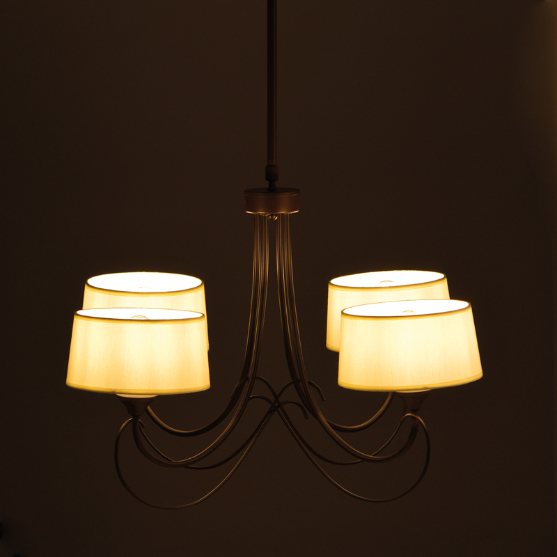 PHASING OUT PENDANT 4ΧΕ27 METALLIC BROWN+BEIGE SHADE Φ62XH150CM POIROT AD80334P PHASING OUT PENDANT 4ΧΕ27 METALLIC BROWN+BEIGE SHADE Φ62XH150CM POIROT AD80334P