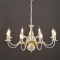 PHASING OUT PENDANT 8XE14 METAL PATINΑ GOLD Φ69ΧH120CM VELVET DLA12008P