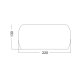 PHASING OUT WALL MOUNTED CRYSTAL- GLASS 2ΧG9 YVONNE FW5041 PHASING OUT WALL MOUNTED CRYSTAL- GLASS 2ΧG9 YVONNE FW5041