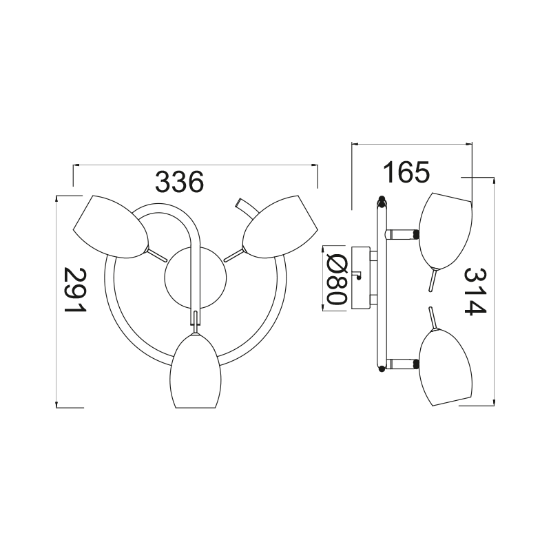 PHASING OUT SPOT III ROSETTE CHROME 3XGU10 LEGOLAS MC1163G PHASING OUT SPOT III ROSETTE CHROME 3XGU10 LEGOLAS MC1163G