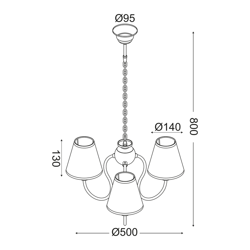 PHASING OUT KIDS PENDANT 3XE14 MULTICOLOR SHADE Φ50ΧΗ80CM RAINBOW MD130943 PHASING OUT KIDS PENDANT 3XE14 MULTICOLOR SHADE Φ50ΧΗ80CM RAINBOW MD130943