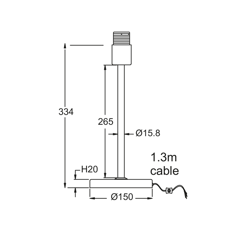 PHASING OUT METAL LUMINAIRE ΧΕ27 CHROME-WHITE CABLE CIRCLE BASE 29,8cm MIX amp MATCH MT15198CHW PHASING OUT METAL LUMINAIRE ΧΕ27 CHROME-WHITE CABLE CIRCLE BASE 29,8cm MIX amp MATCH MT15198CHW
