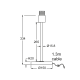 PHASING OUT METAL LUMINAIRE ΧΕ27 CHROME-WHITE CABLE CIRCLE BASE 29,8cm MIX amp MATCH MT15198CHW PHASING OUT METAL LUMINAIRE ΧΕ27 CHROME-WHITE CABLE CIRCLE BASE 29,8cm MIX amp MATCH MT15198CHW