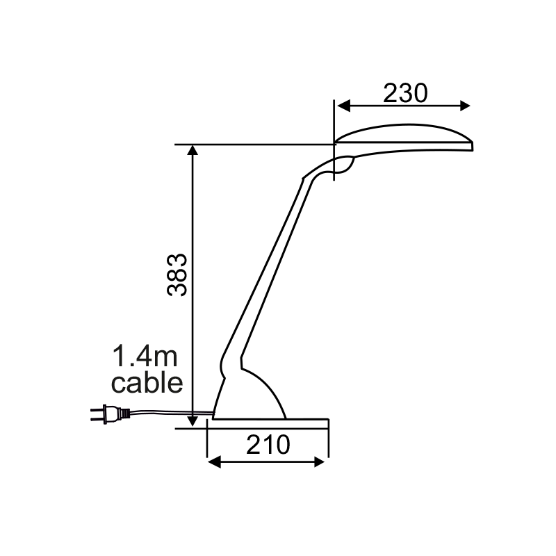 PHASING OUT DESK LAMP 2X9W G23 GREY DOVE SF069AG