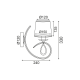 PHASING OUT WALL LAMP 1ΧE14 CHROME WHITE SHADE BASILICO TNK81490CR1W PHASING OUT WALL LAMP 1ΧE14 CHROME WHITE SHADE BASILICO TNK81490CR1W