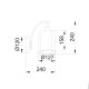 PHASING OUT WALL LAMP CHROME 1ΧE27 WHITE GLASS CADY TNK85332CR1W PHASING OUT WALL LAMP CHROME 1ΧE27 WHITE GLASS CADY TNK85332CR1W