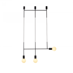 PHASING OUT PENDANT LUMINAIRE 3ΧE27 BLACK METAL 64X4X110CM KYOTO TNK853P64BK PHASING OUT PENDANT LUMINAIRE 3ΧE27 BLACK METAL 64X4X110CM KYOTO TNK853P64BK