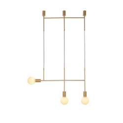 PHASING OUT PENDANT LUMINAIRE 3ΧE27 GOLD METAL 64X4X110CM KYOTO TNK853P64GD PHASING OUT PENDANT LUMINAIRE 3ΧE27 GOLD METAL 64X4X110CM KYOTO TNK853P64GD