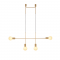 PHASING OUT PENDANT LUMINAIRE 4ΧE27 GOLD METAL 90X4X110CM KYOTO TNK854P90GD