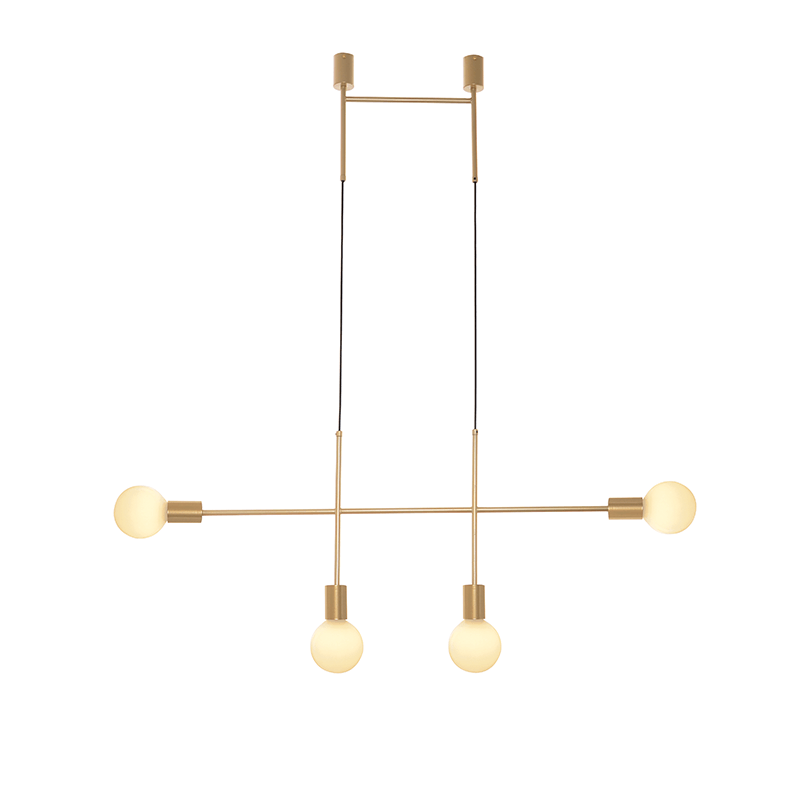 PHASING OUT PENDANT LUMINAIRE 4ΧE27 GOLD METAL 90X4X110CM KYOTO TNK854P90GD PHASING OUT PENDANT LUMINAIRE 4ΧE27 GOLD METAL 90X4X110CM KYOTO TNK854P90GD