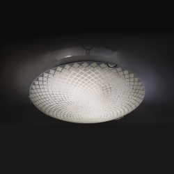 PHASING OUT CEILING GLASS D30CM 2ΧE27 ROUA TNK95360CR30