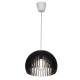 PHASING OUT PENDANT ACRYLIC D28 BLACK ELLITE V286531P28BK