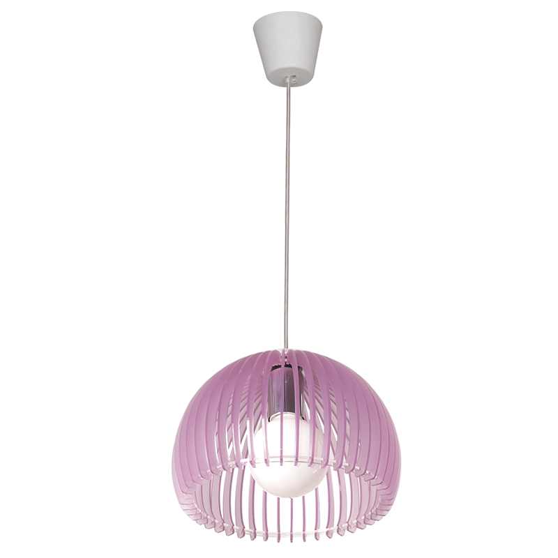 PHASING OUT PENDANT ACRYLIC D28 PINK ELLITE V286531P28PK