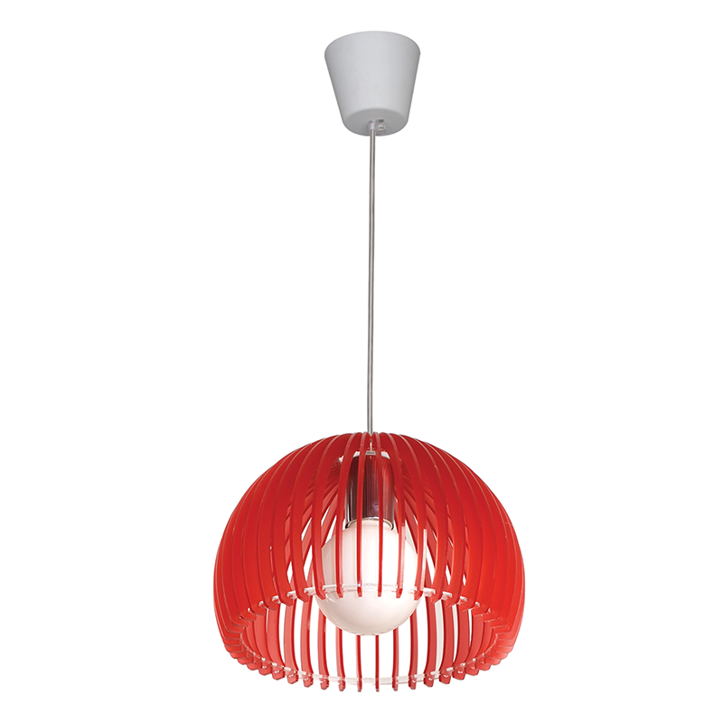 PHASING OUT PENDANT ACRYLIC D28 RED ELLITE V286531P28RD