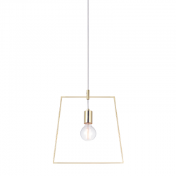 PHASING OUT PENDANT 1XE27 METAL BRASS QUADRILATERAL 35ΧΗ120CM TWIGGY V35183BS PHASING OUT PENDANT 1XE27 METAL BRASS QUADRILATERAL 35ΧΗ120CM TWIGGY V35183BS