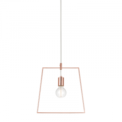 PHASING OUT PENDANT 1XE27 METAL COPPER quadrilateral 35ΧΗ120CM TWIGGY V35183CP PHASING OUT PENDANT 1XE27 METAL COPPER quadrilateral 35ΧΗ120CM TWIGGY V35183CP