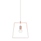 PHASING OUT PENDANT 1XE27 METAL COPPER quadrilateral 35ΧΗ120CM TWIGGY V35183CP PHASING OUT PENDANT 1XE27 METAL COPPER quadrilateral 35ΧΗ120CM TWIGGY V35183CP