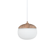 PHASING OUT PENDANT 1XE27 METAL COLOR WOOD + OPAL GLASS Φ23ΧΗ120CM BELLOTA V36120 PHASING OUT PENDANT 1XE27 METAL COLOR WOOD + OPAL GLASS Φ23ΧΗ120CM BELLOTA V36120