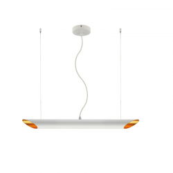 PHASING OUT PENDANT 2ΧGU10 METAL WHITE+GOLD Φ6Χ80XH120CM TITAN V362952PWG PHASING OUT PENDANT 2ΧGU10 METAL WHITE+GOLD Φ6Χ80XH120CM TITAN V362952PWG