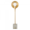 PHASING OUT TABLE LIGHT 1XE27 METALLIC ANTIQUE BRASS 18X10XH60CM GEMINI V362981BT