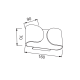WHITE WALL MOUNTED LED INDIRECT 2X3W 230V 3000K 25000HRS NEPHELE L35049 WHITE WALL MOUNTED LED INDIRECT 2X3W 230V 3000K 25000HRS NEPHELE L35049