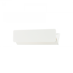 WALL MOUNTED LED 10W 3000K ALUMINUM WHITE 31X8X5,5CM PYRAMID ZD806410LEDWH